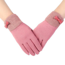 Top Brand New Fashion Woman Warm Winter   Screen Female Gloves Mittens Black Coffee Gray Pink Purple Red