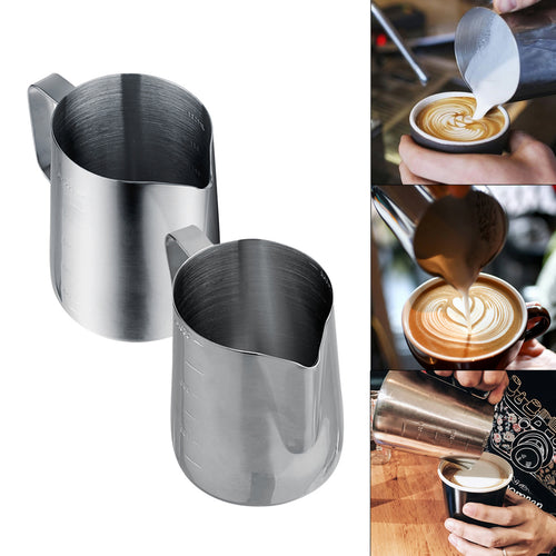 Thickened Stainless Steel Espresso Coffee Milk Cup Mugs Caneca Thermo Frothing Pitcher Steaming Frothing Pitcher