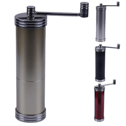 Portable Manual Coffee Grinder Stainless Steel Hand Coffee Grinding Machine Coffee Drinking Tools Kitchen Grinder Supplies