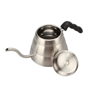 1000ML 304 Food Grade Stainless Steel Pour Over Drip Coffee Kettle Teapot Tea and Coffee Drip Kettle pot Drop Shipping