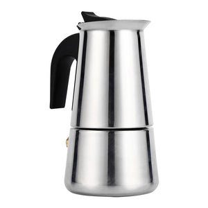 Stainless Steel Percolator Moka Pot Espresso Coffee Maker  Espresso Coffee Maker, Moka Pot Stove Home Office Use