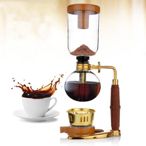 High End Looking 345x120mm 150ml Glass Siphon Coffee Maker Coffee Pot Drip Coffee Maker Kitchen Grinding Tool High Quality