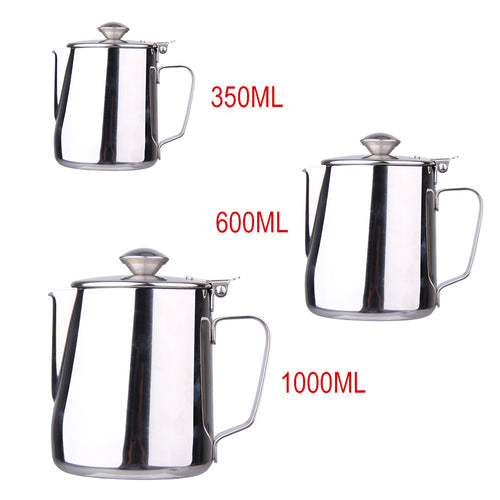 Thickened Stainless Steel Frothing Pitcher Milk Jug Coffee Tea Jug Kitchen Thermo Cup Milk Foam Container Coffee Pitcher  E5M1