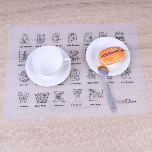 1pc Non-Stick Silicone Oven Mat Cake dough Roll Bakeware Tools Dining Table Placemat Tableware Pad Coaster Coffee Tea Place Mat